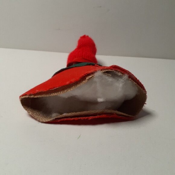 Danish Doll Wood Ball Head Tiny Tree Topper Ornament or Shelf Sitter 5.4" - Picture 4 of 10